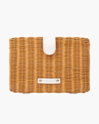 THE SNACKER - DARK WHITE WICKER