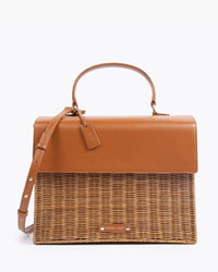 THE LARGE LUNCHER - BROWN WICKER