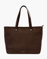 THE TOTE - BROWN SUEDE