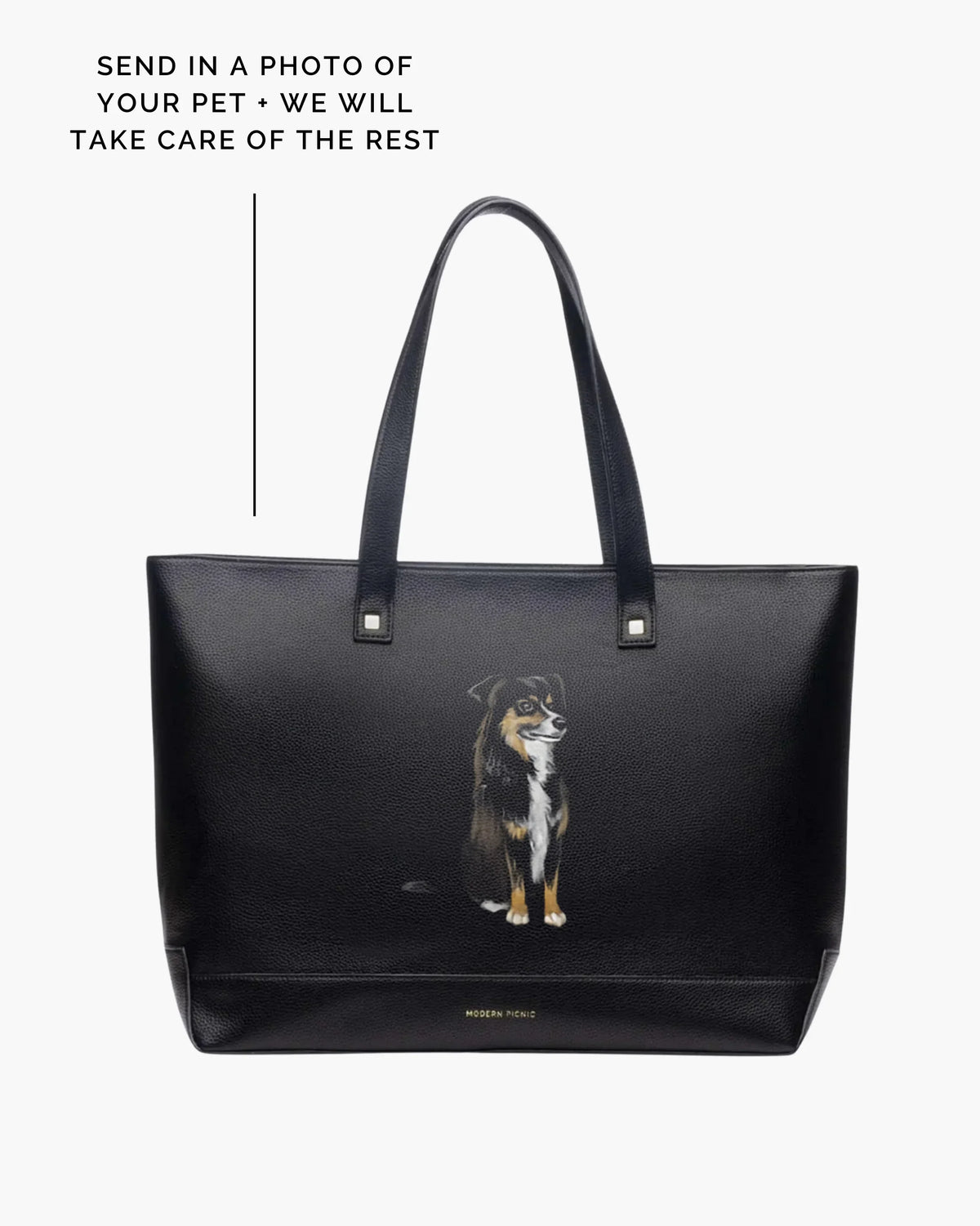 THE PET PORTRAIT TOTE - BLACK