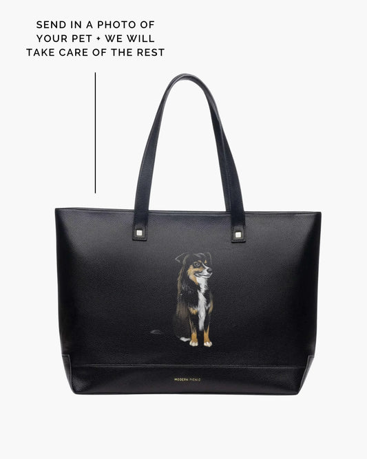 THE PET PORTRAIT TOTE - BLACK