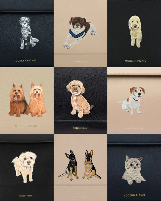 THE PET PORTRAIT BACKPACK - BLACK