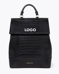 THE BACKPACK - BLACK CROC - CORPORATE GIFTING