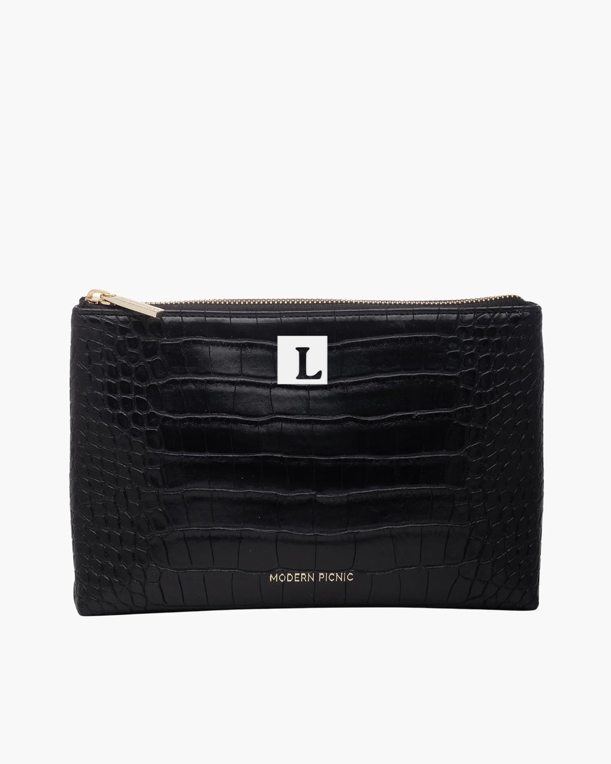 THE SNACKER - BLACK CROC - CORPORATE GIFTING