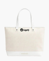 THE TOTE - WHITE CANVAS - CORPORATE GIFTING