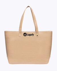 THE TOTE - CREAM CROC - CORPORATE GIFTING