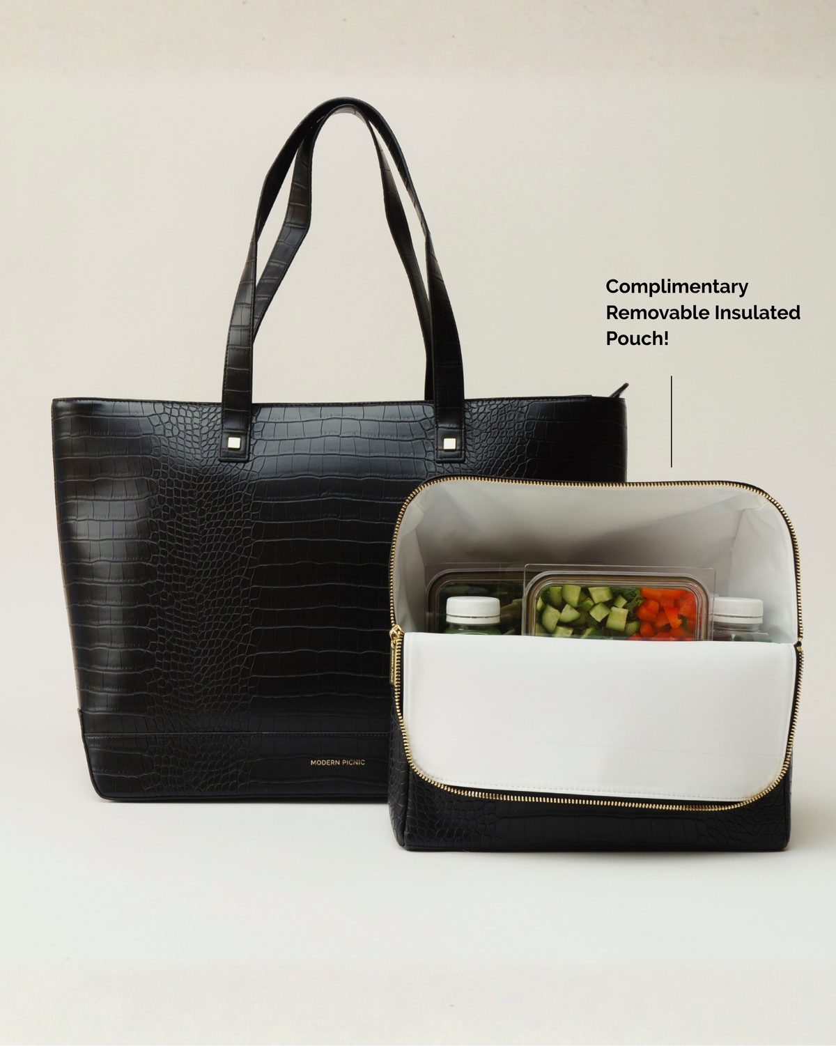 THE TOTE - BLACK CROC