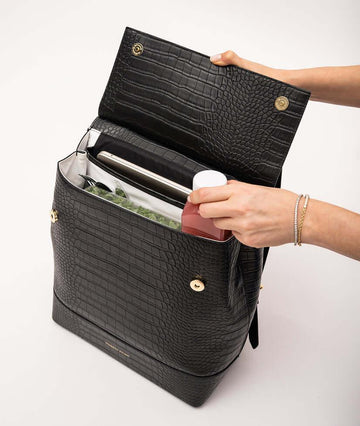 THE BACKPACK - BLACK CROC