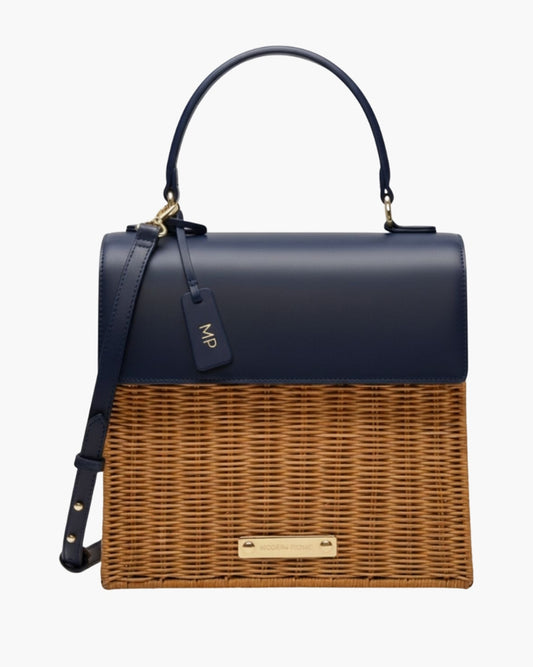 THE LUNCHER - NAVY WICKER